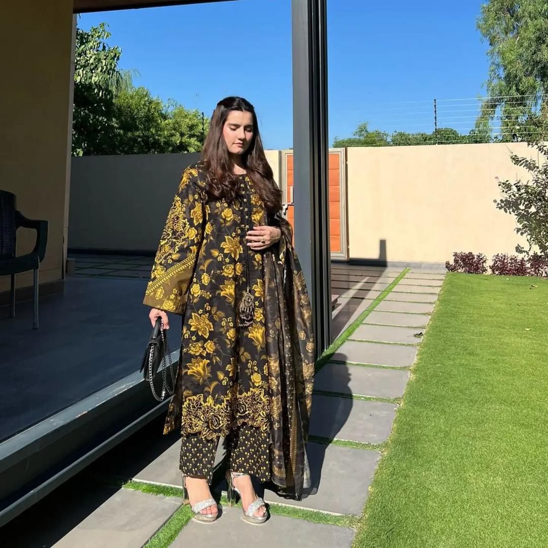 COTTON PRINT EMBROIDERY 3 PIECE