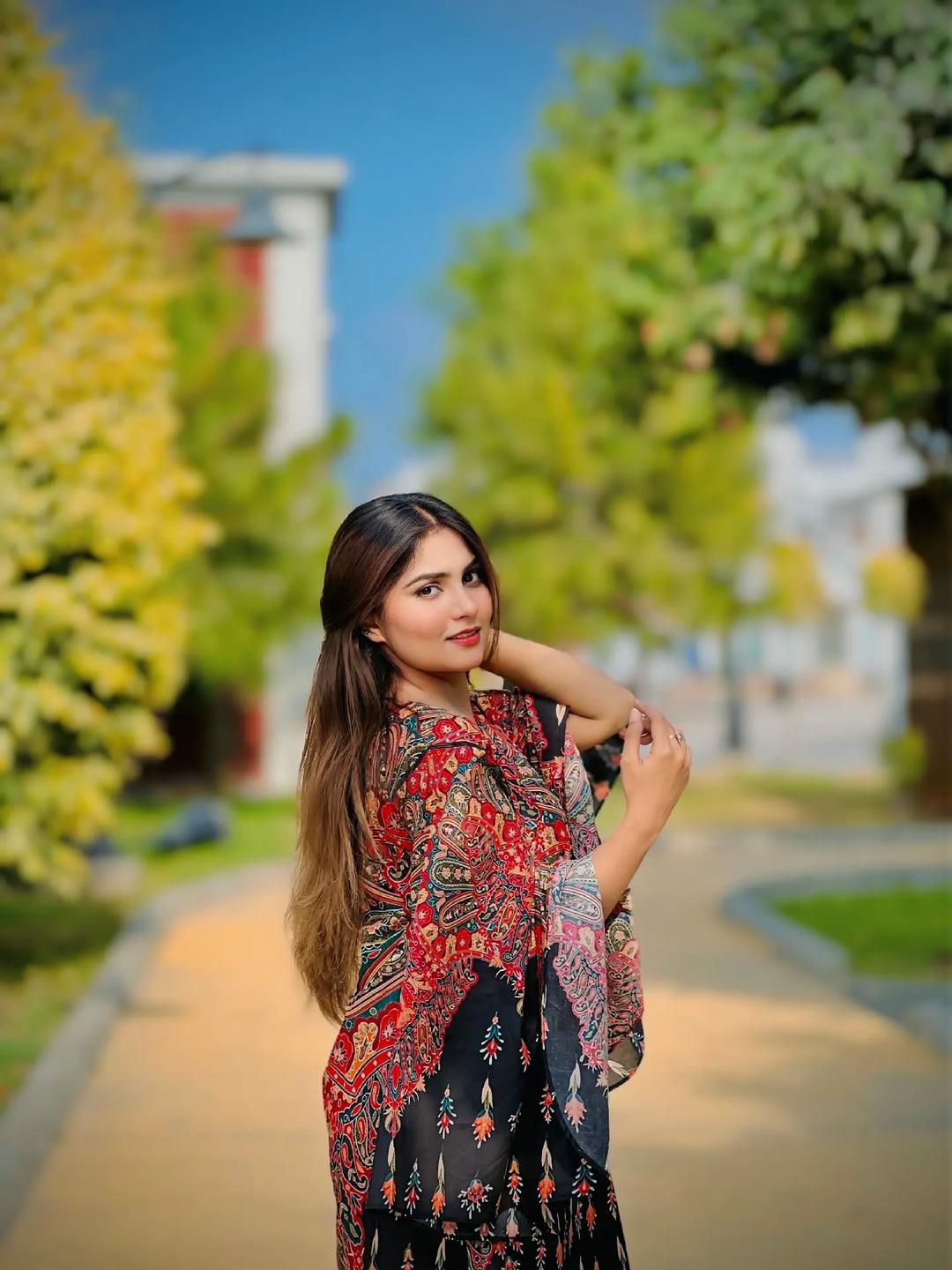 COTTON PRINT EMBROIDERY 2 PIECE