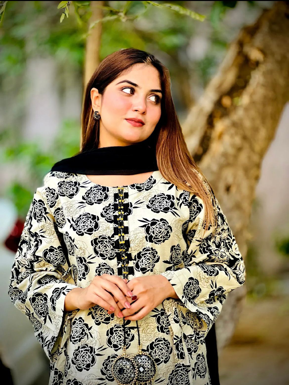 COTTON PRINT EMBROIDERY 2 PIECE