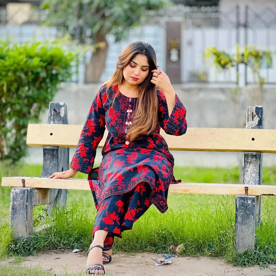 COTTON PRINT EMBROIDERY 2 PIECE