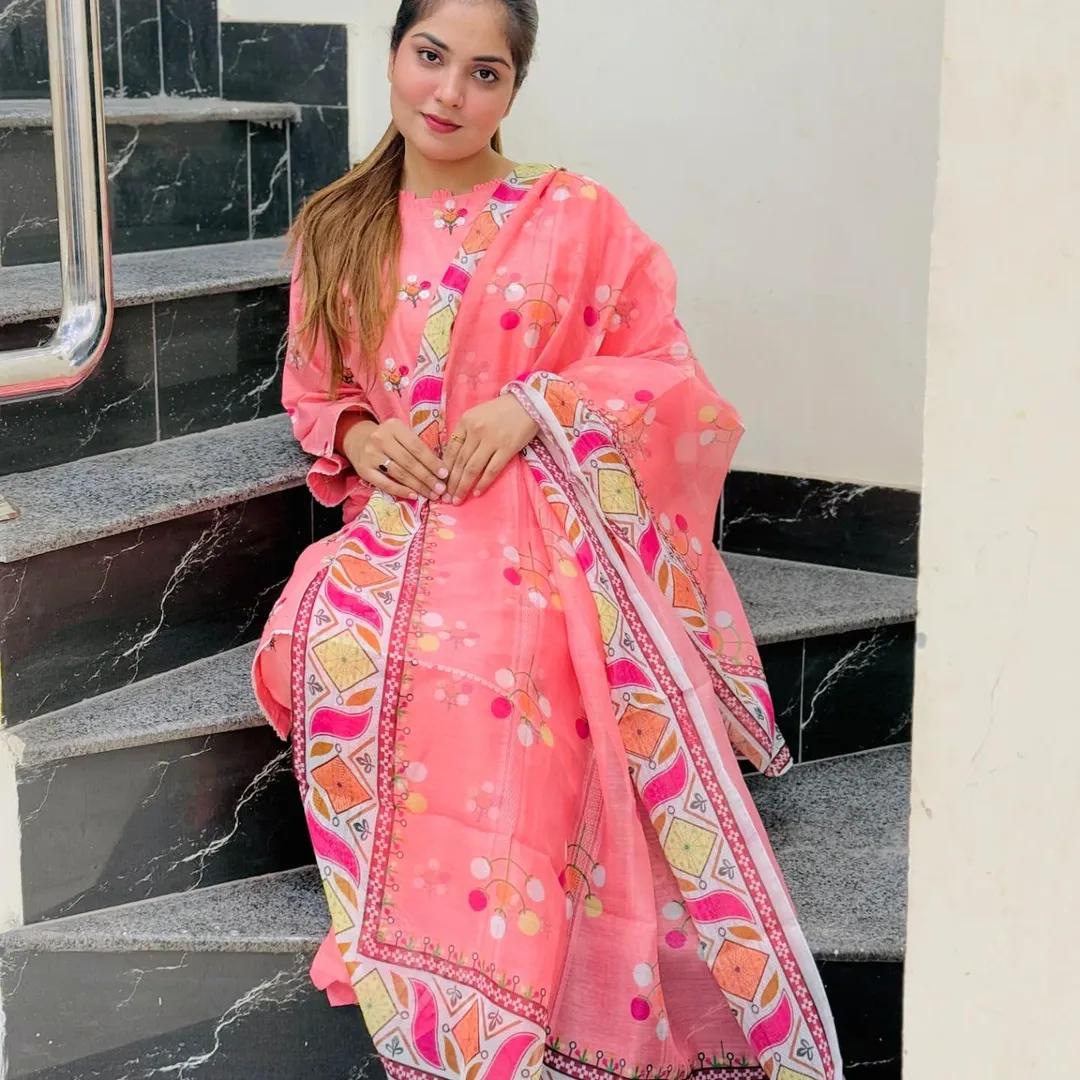 COTTON EMBROIDERY 3 PIECE