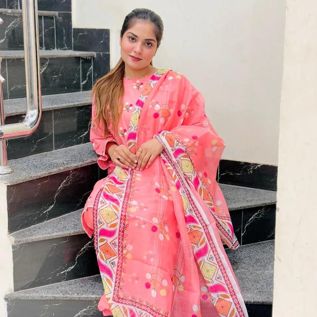 COTTON EMBROIDERY 3 PIECE