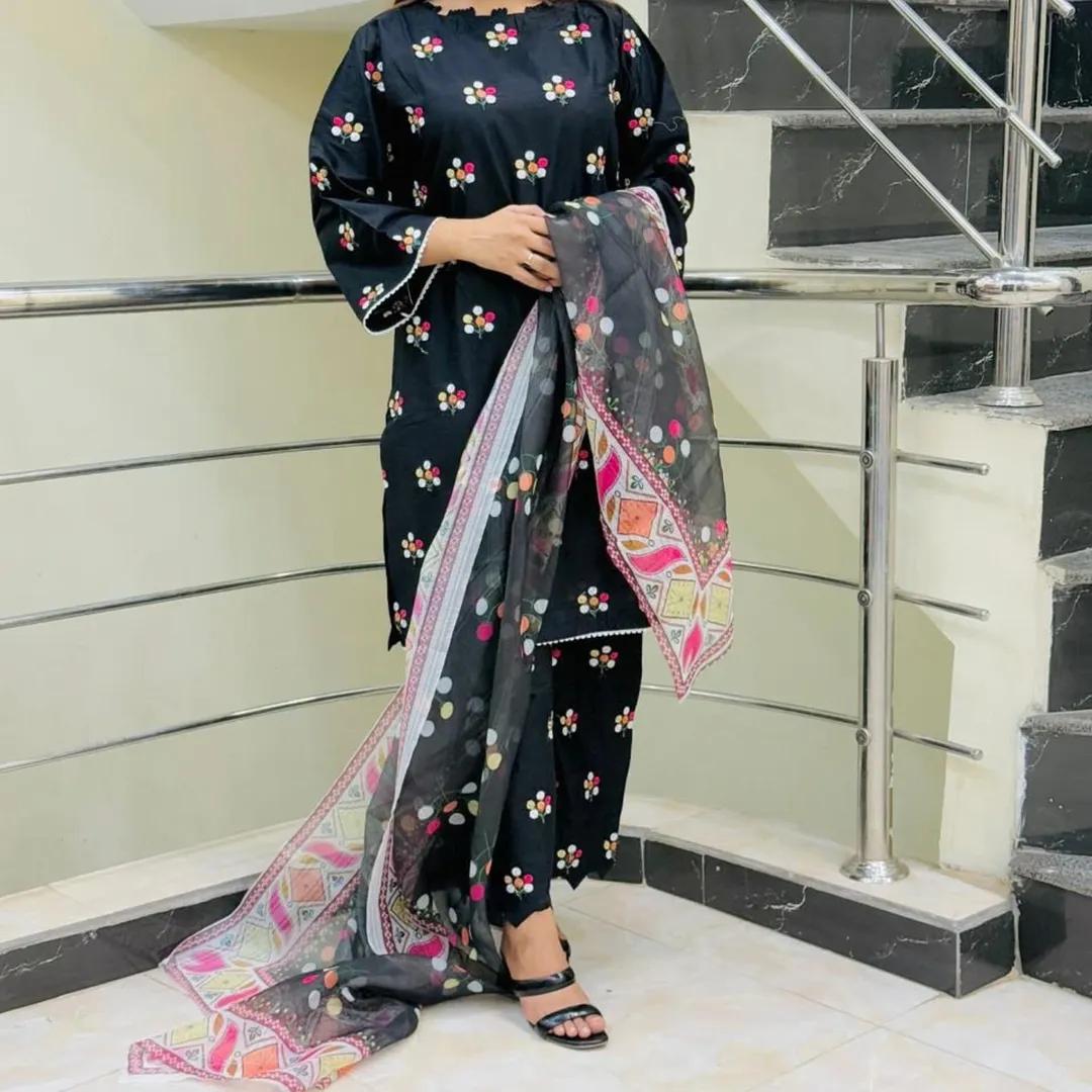 COTTON EMBROIDERY 3 PIECE