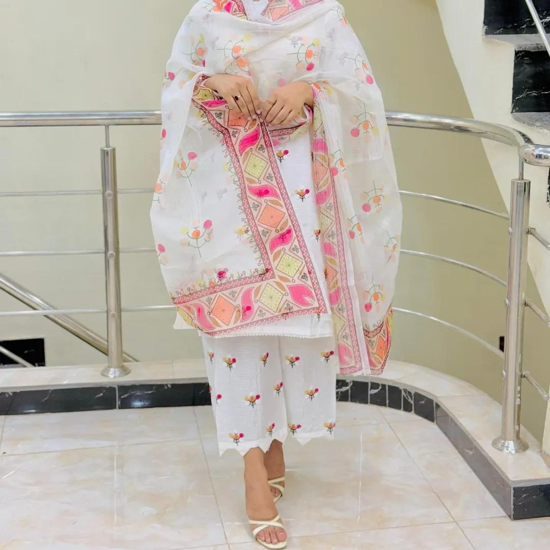 COTTON EMBROIDERY 3 PIECE