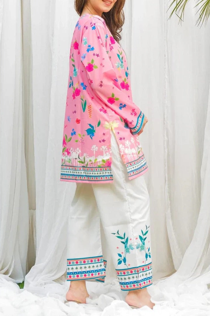 2 PIECE SUMMER STITCHED CO-ORD SET  .