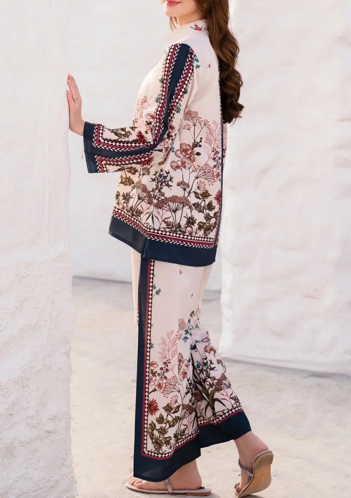 2 PIECE SUMMER STITCHED DRESS