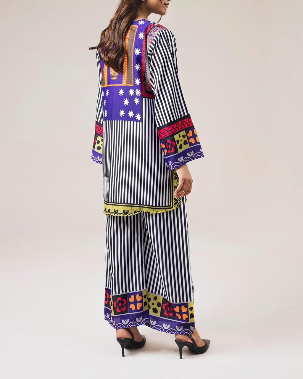 2 PIECE STITCHED SUMMER DRESS