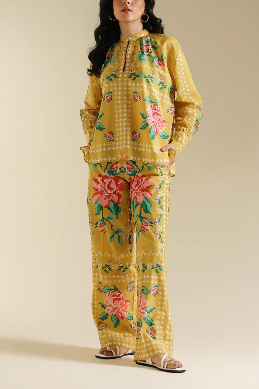 2 PIECE SUMMER STITCHED DRESS
