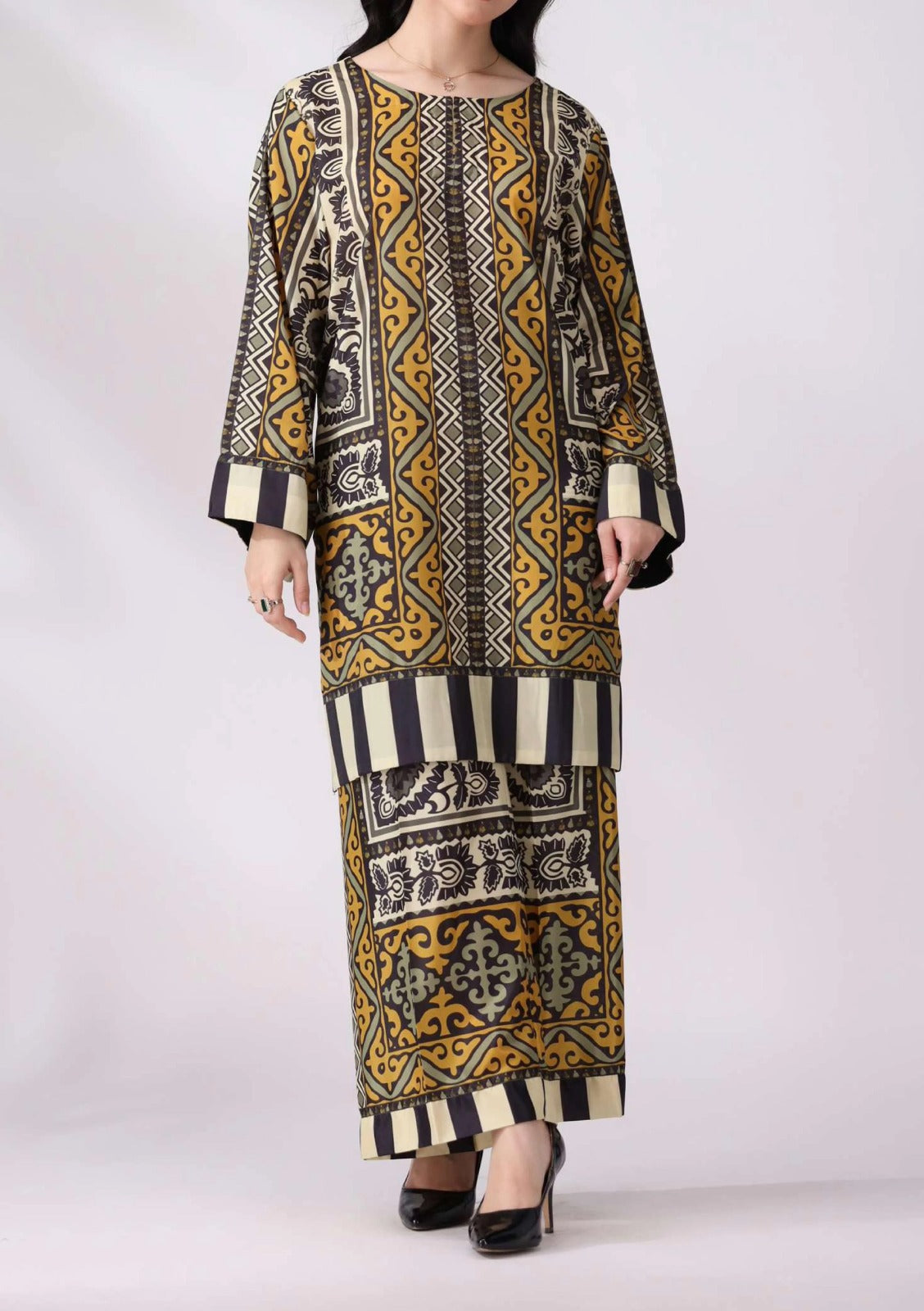 2 PIECE SUMMER STITCHED DRESS
