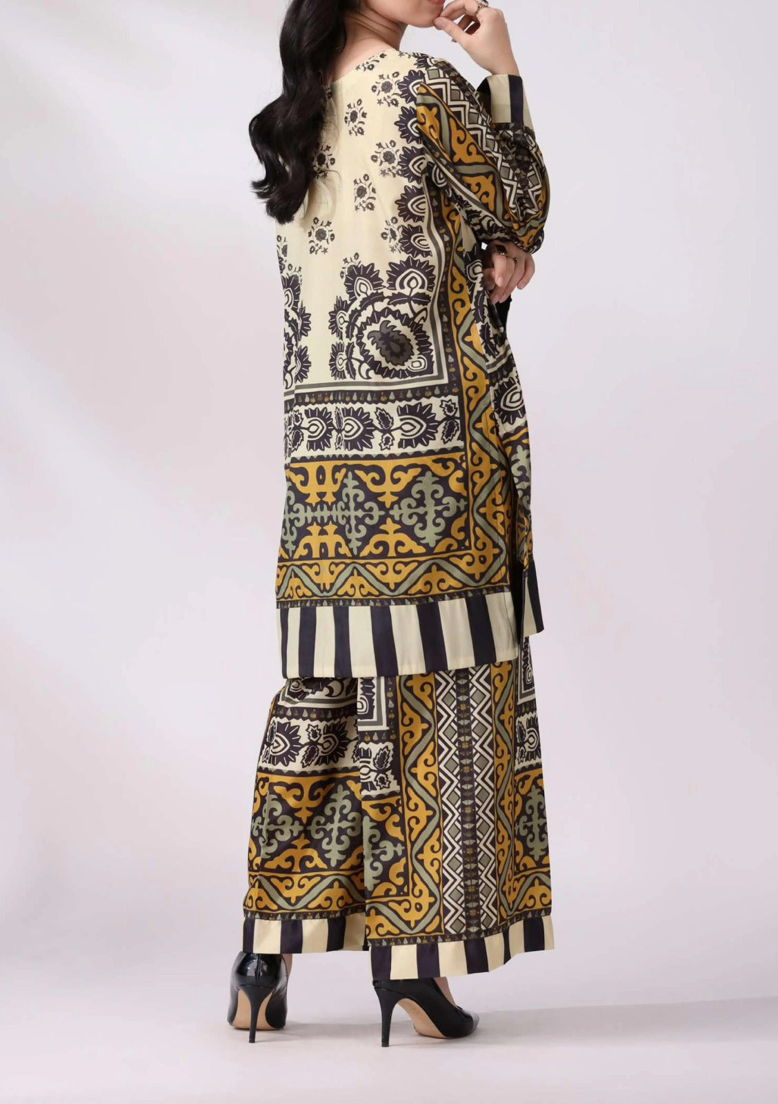 2 PIECE SUMMER STITCHED DRESS