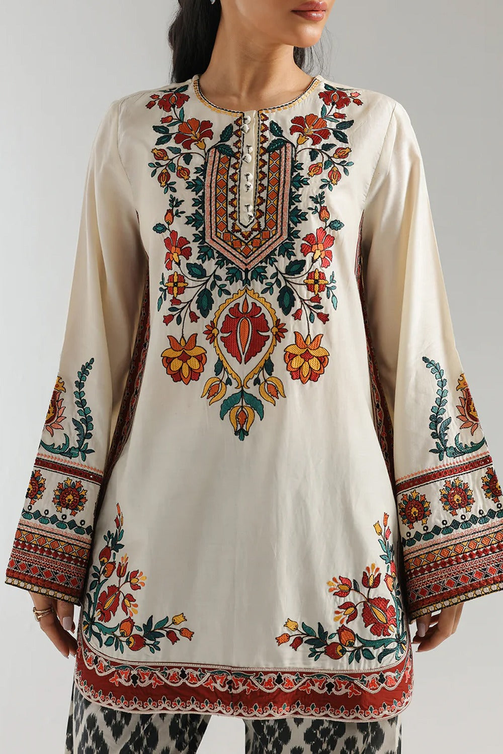 2 PIECE SUMMER STITCHED CO-ORD SET